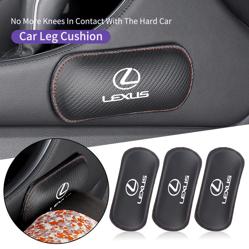PU Leather Car Knee Cushion Knee Protective Pad Auto Interior For Lexus UX250h RX450h CT200h RX400h NX300h IS350 ES3350 IS250 ES