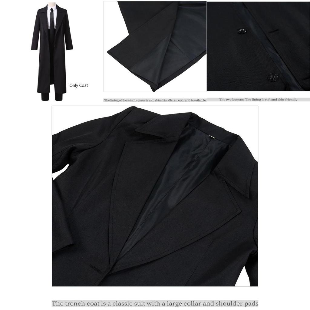 Vibrant Chainsaw Man Makima Cosplay Uniform Ideal For Halloween Celebrations