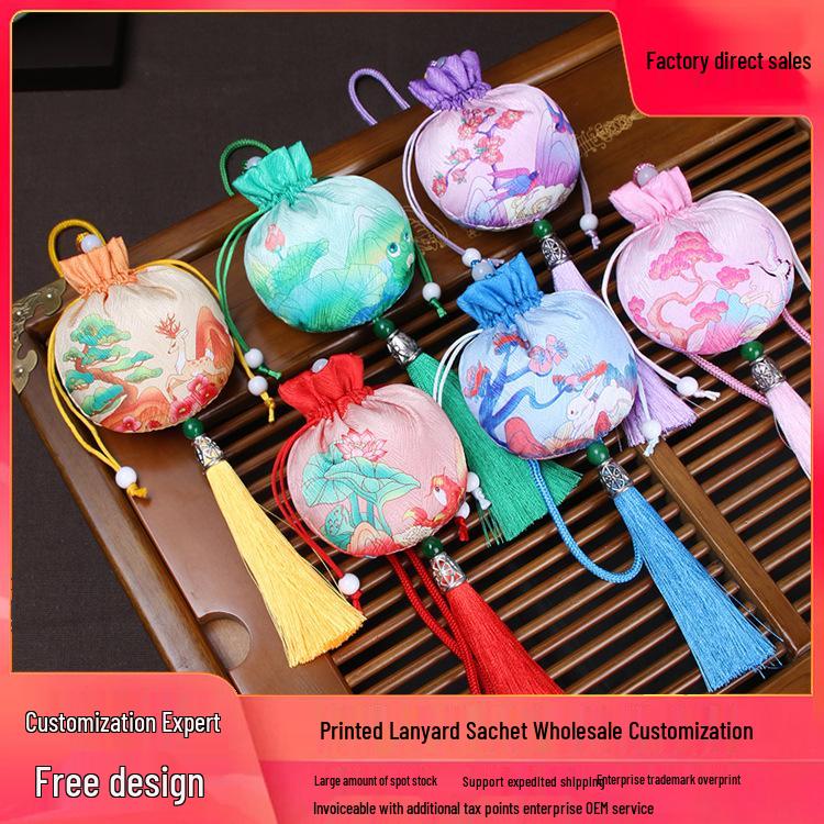 Chinese Mugwort Sachet: Traditional Herbal Mosquito Repellent Car Ornament - Dragon Boat Festival Pendant