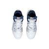 Li Ning Wave PRO Synthetic Leather Slip Resistant Abrasion Resistant Low Top Skateboard Shoes Men's White Gray Blue AECT009-3