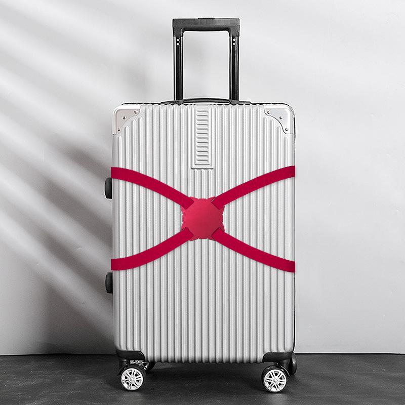 Cross-Border Elastic Luggage Strap - 8-Shaped Anti-Drop Suitcase Fastener.