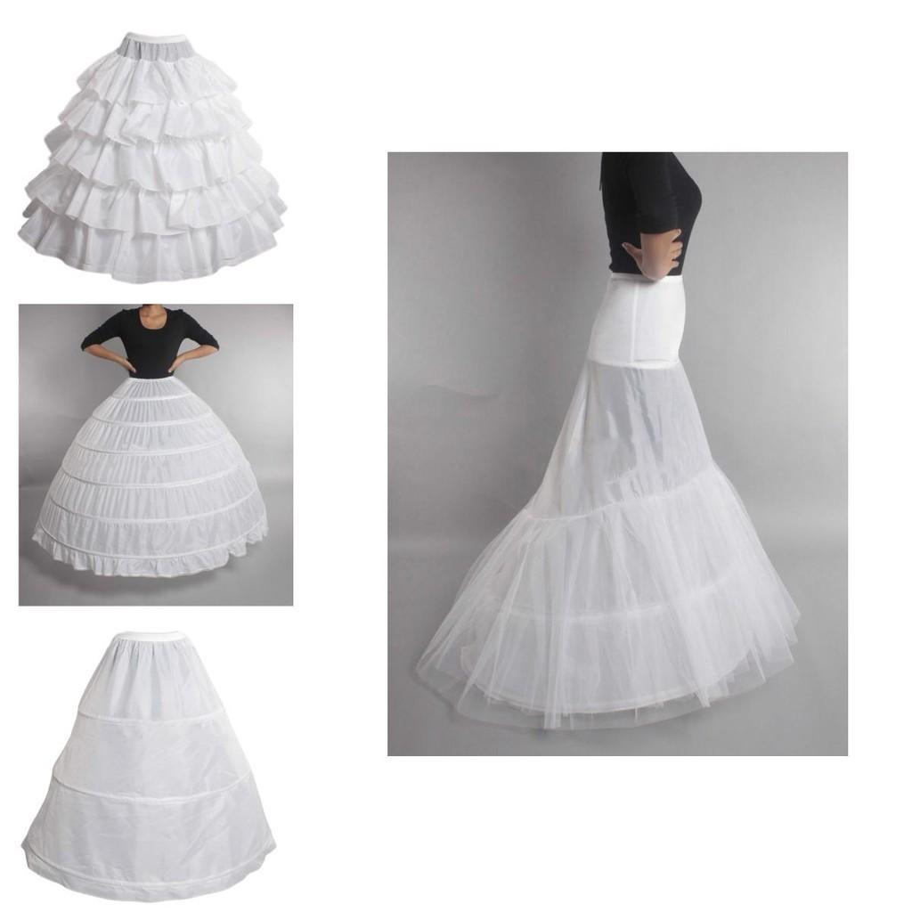 Stylish Wedding Dress Petticoat With Single Steel Hoop And Delicate Frilled Hemline