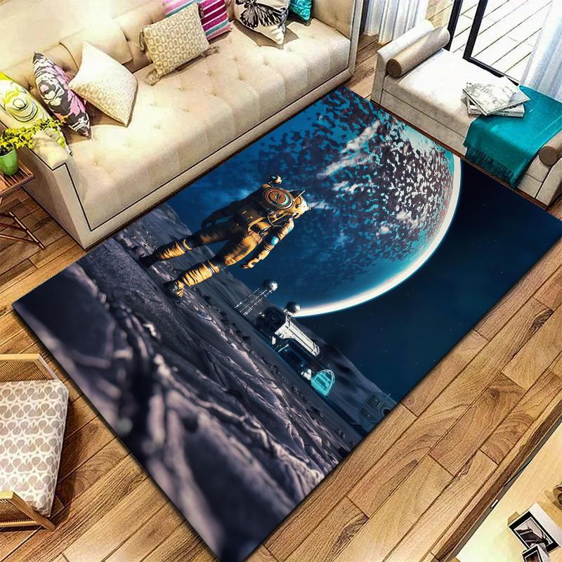 No Mans Sky Carpet Rug for Living Room Bedroom Home Sofa Decoration,Kids play Nonslip Floor Mat
