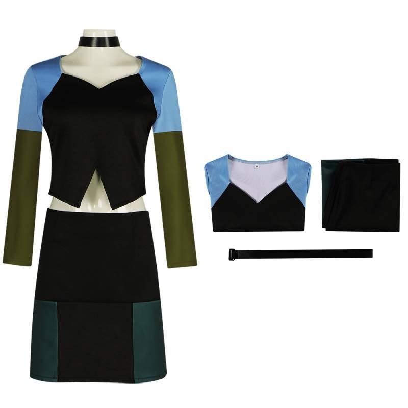 

Полный костюм для косплея по Total Gwen Drama, виртуальные персонажи, популярная Хэллоуин-вечеринка L