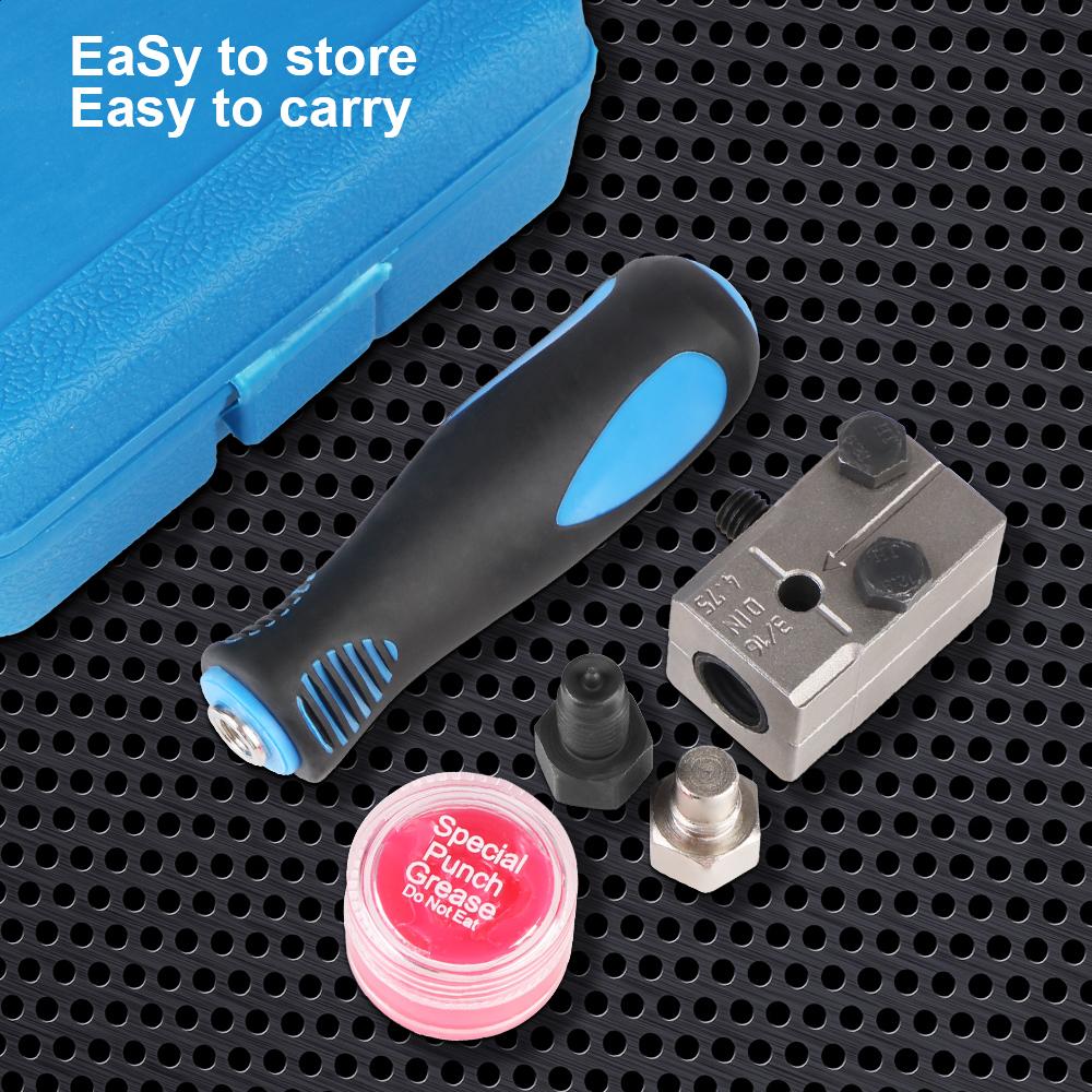 Utensili per Riparazione Auto Moto Camion Strumento Manutenzione Auto Kit Svasatubi per Tubi Freno Adattatore per Doppia Svasatura 3/16 pollici Svasatubi Universale per Tubi Freno