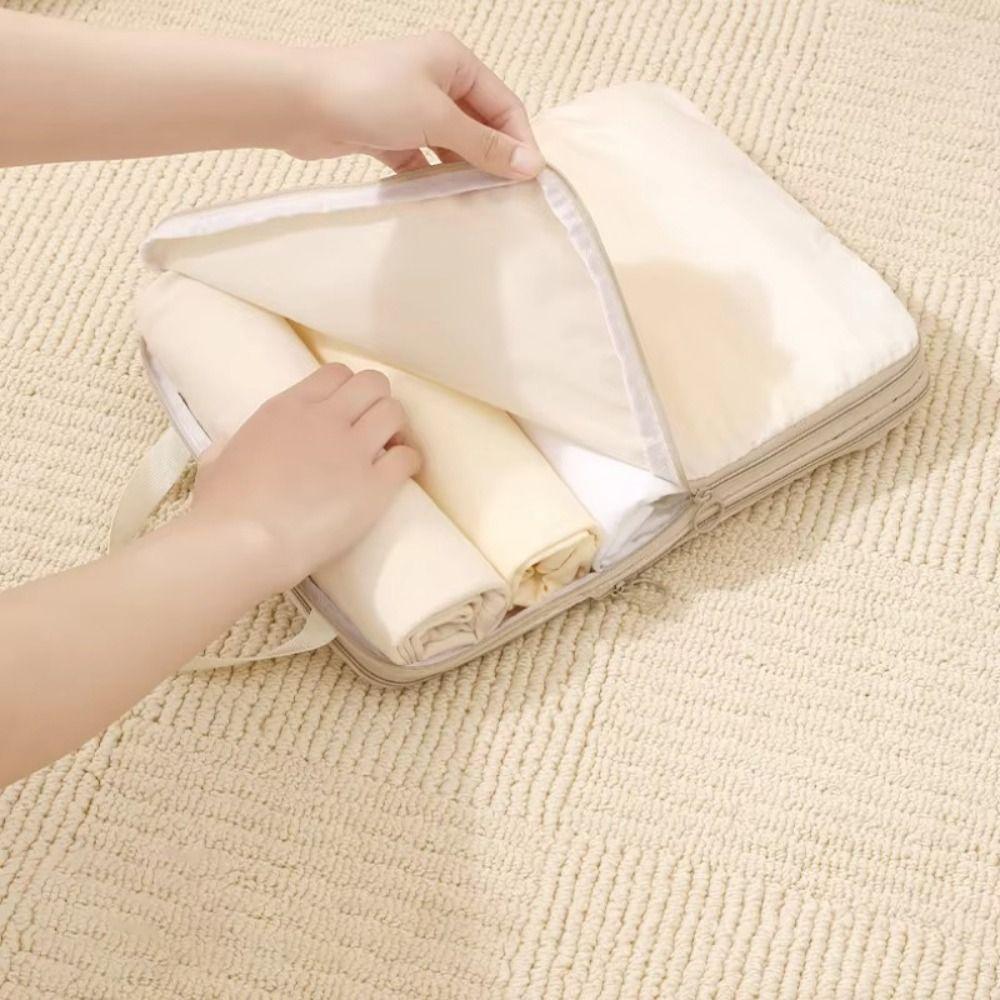 4Pcs Set Sub-Packing Clothes Compression Bag Foldable Closet Organizer Set Travel Accessories
