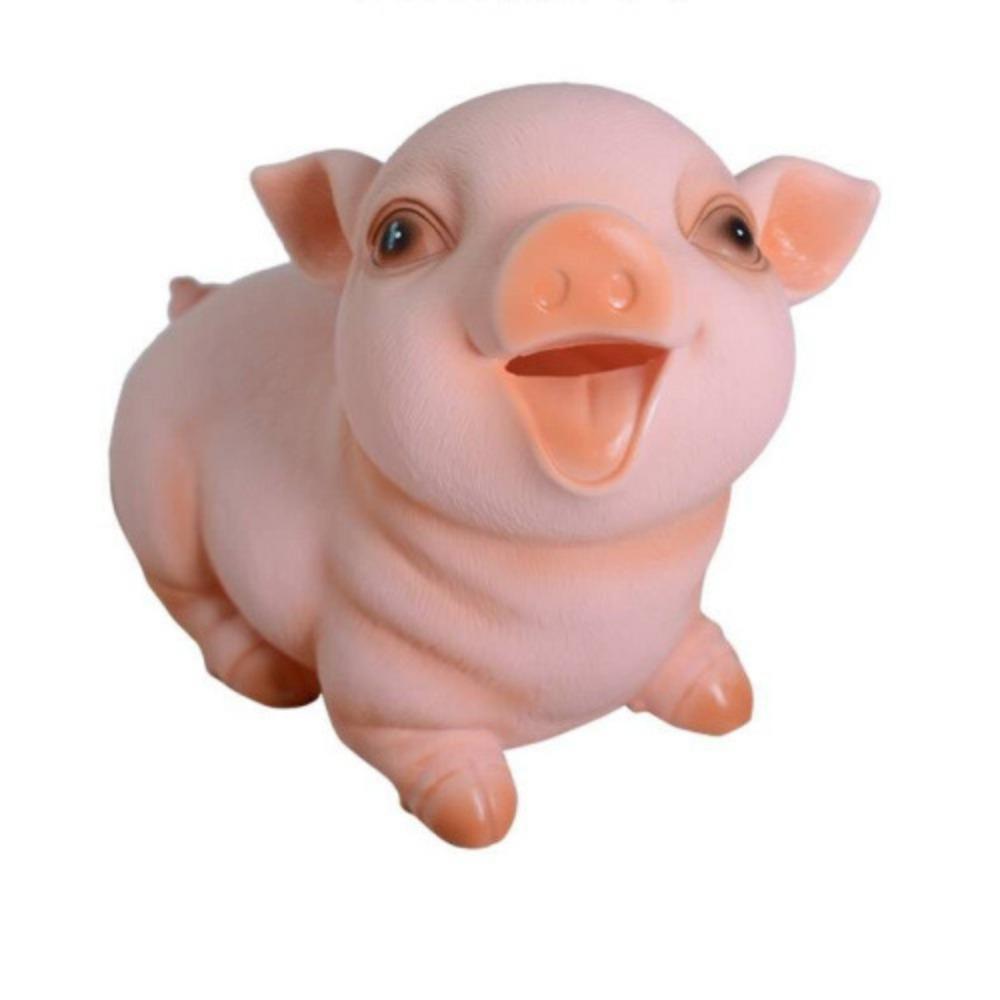 Cartoon Pig Piggy Bank Cute Zodiac Pig Ornaments Large Capacity Animal Saving Box  Home Decor