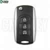 CNSZKEY OEM Flip Folding Key Shell For Dongfeng DFSK 560 580 3 Buttons Brand New Car Remote Control Case With Blade Uncut