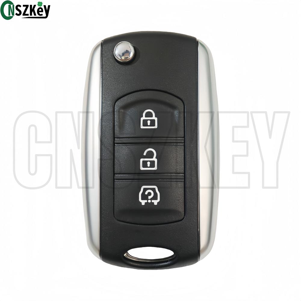 CNSZKEY OEM Flip Folding Key Shell For Dongfeng DFSK 560 580 3 Buttons Brand New Car Remote Control Case With Blade Uncut