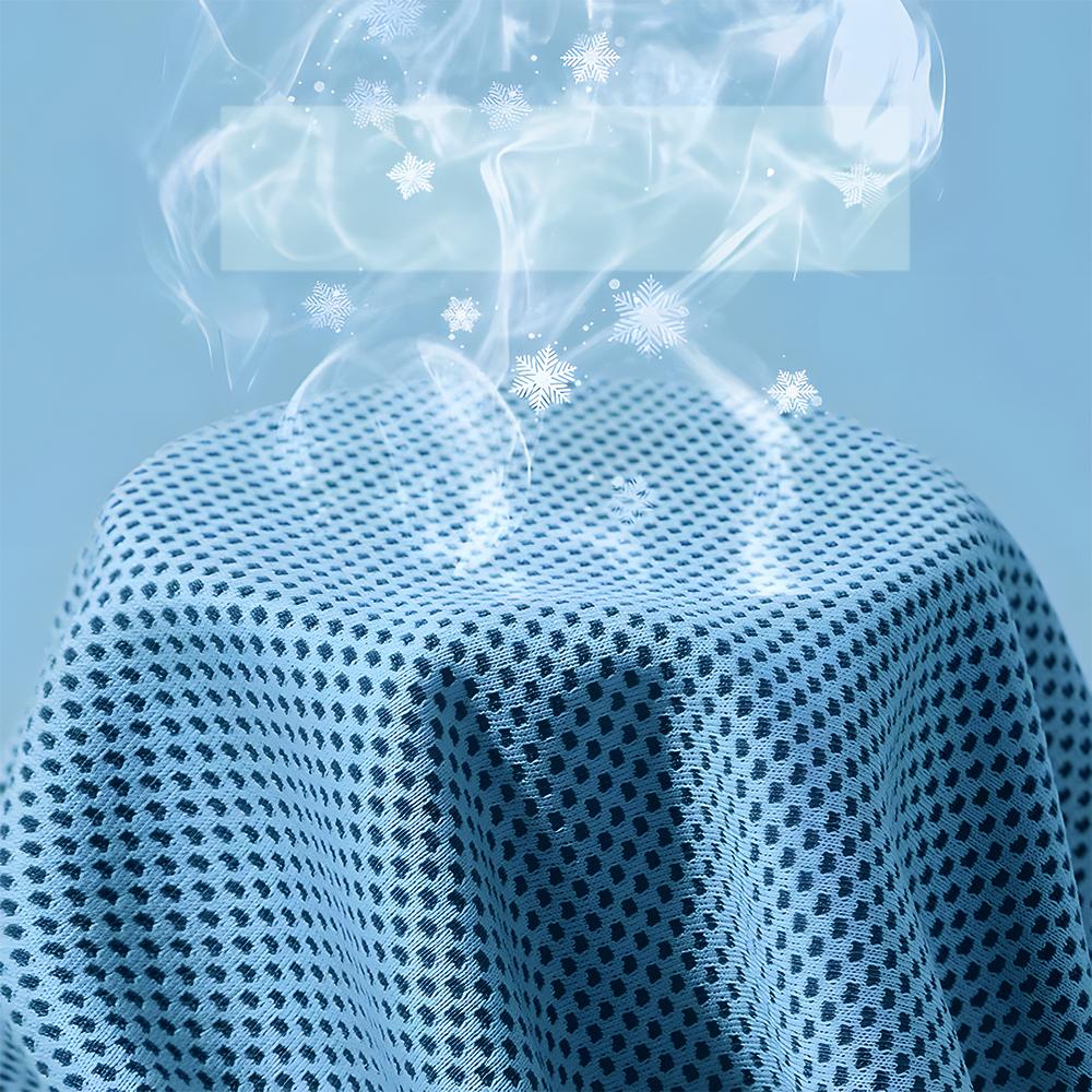 Instant Cooling Microfiber Towel Set - Quick-Dry Ice Sports Towel for Yoga Gym Camping, Breathable Outdoor Fitness & Travel