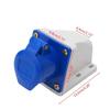 16 Ampere 3-polige Industriesteckdose, 220–250 V, wetterfest, IP44, 2P+E, 3 Phasen, 16 A