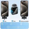 Mini Wireless Microphone for IPhone Android Cameras Wireless Microphone for Interviews Vlog Noise Cancelling Lavalier Microphone