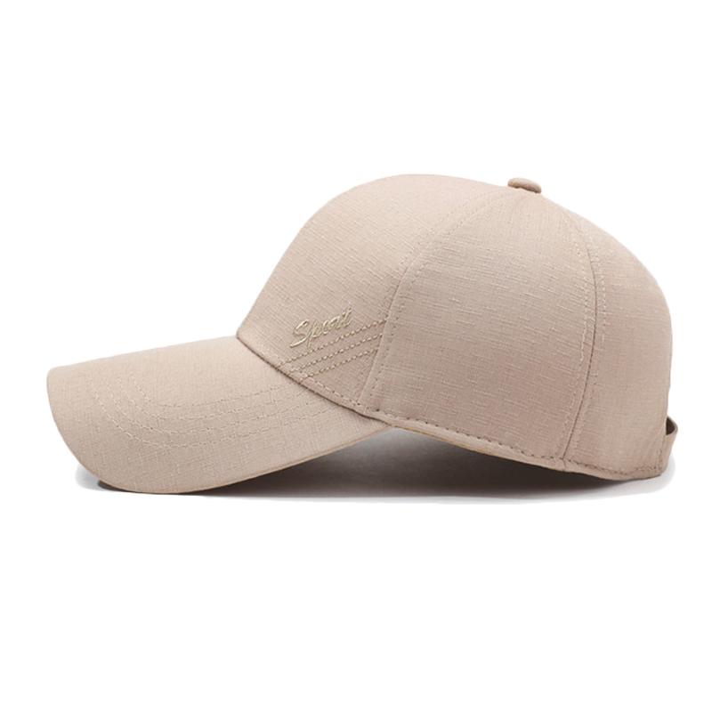 Spring Summer Hat Men's Outdoor Baseball Cap Long Brim Middle-Aged Cap Sunshade Fishing Cap