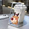 Santa Claus Elk Snowman Christmas Phone Case For iPhone 13 11 12 14 15 16 Pro Max Plus 12 13 Mini XR 8 7 Plus SE 2022 X XS Cover