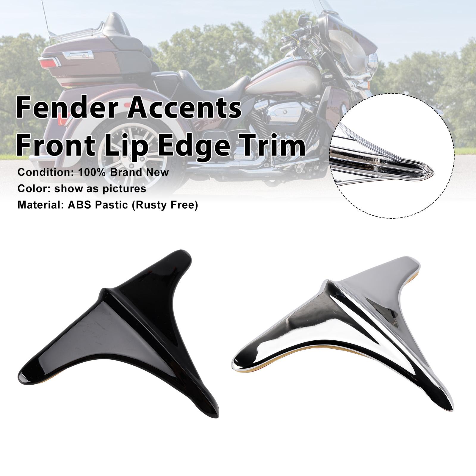 

ABS Rear Fender Accents Front Edge Trim For Street Tri Glide 2009-2023