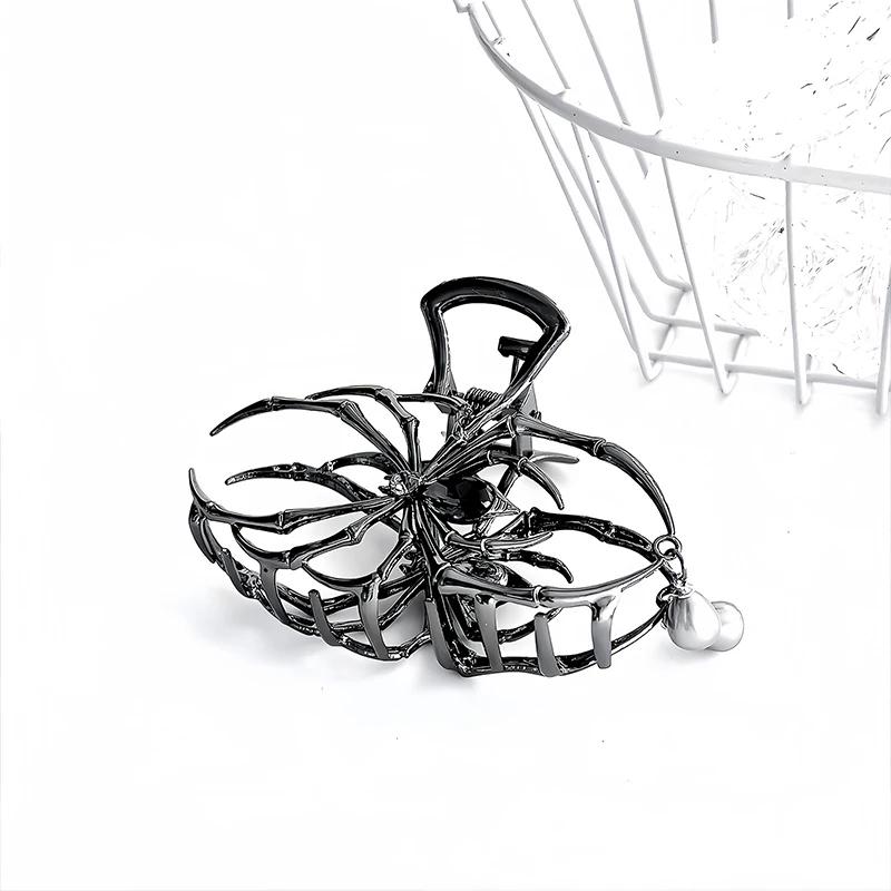 

1/2 шт. Металлический зажим-краб Wansheng Big Spider Новый милый крутой стиль Затылок Диск для волос Акула Захват Аксессуар для волос
