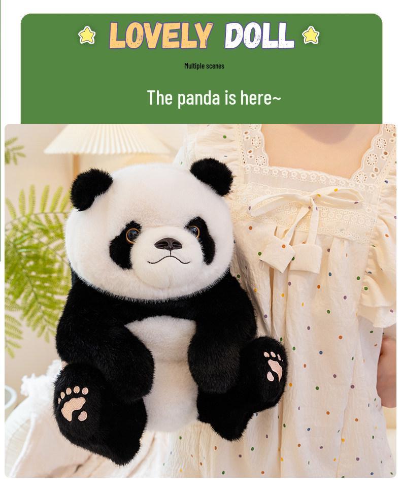 Chubby Giant Panda Plush Toy - Cuddly National Treasure Pillow Doll