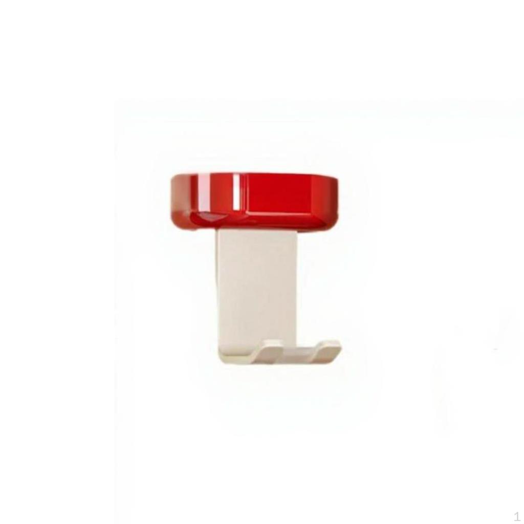 WallMounted Toothbrush Holder Container Bathroom Organizer Beige DblHook