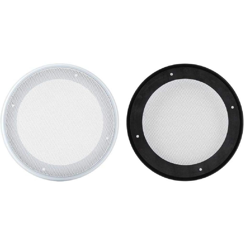 Speaker Grille, 2PCS in-Ceiling 8'' Speaker Grille,Home Speaker Cover, Dynamic Built-in Audio, for Humid Indoor/Enclosed