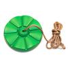 Baby Plastic Swing With Petal Design And Hanging Rope For Toddler Playroom Use
