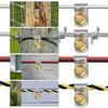 201/401pcs 304 Steel Fence Line Clip with Fastening Nails Easy To Use Suitable for Secure Wire Installation On Posts