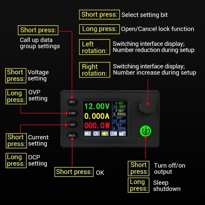 150W Adjustable Voltage Regulated Power Supply Constant Voltage and Constant Current Charging Module Voltage Regulator