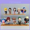 One Piece Pvc Figure Set Collectible Model With Anime Luffy Zoro And Boa Hancock Characters For Fans