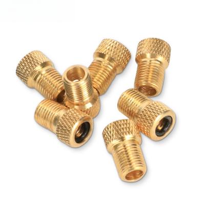 Bicycle French Mouth Conversion Head Mountain Bike French Mouth To Beautiful Mouth Adapter Bicycle Accessories Pure Copper