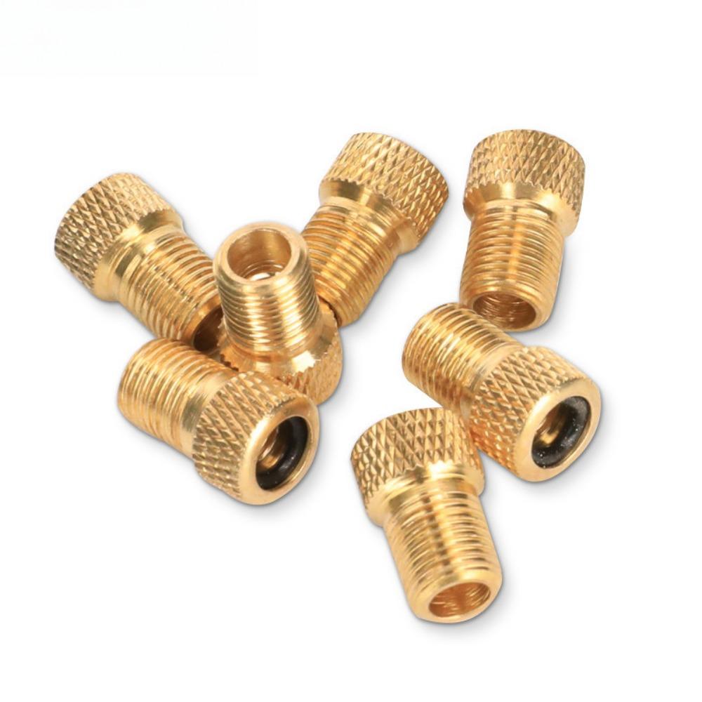 Bicycle French Mouth Conversion Head Mountain Bike French Mouth To Beautiful Mouth Adapter Bicycle Accessories Pure Copper