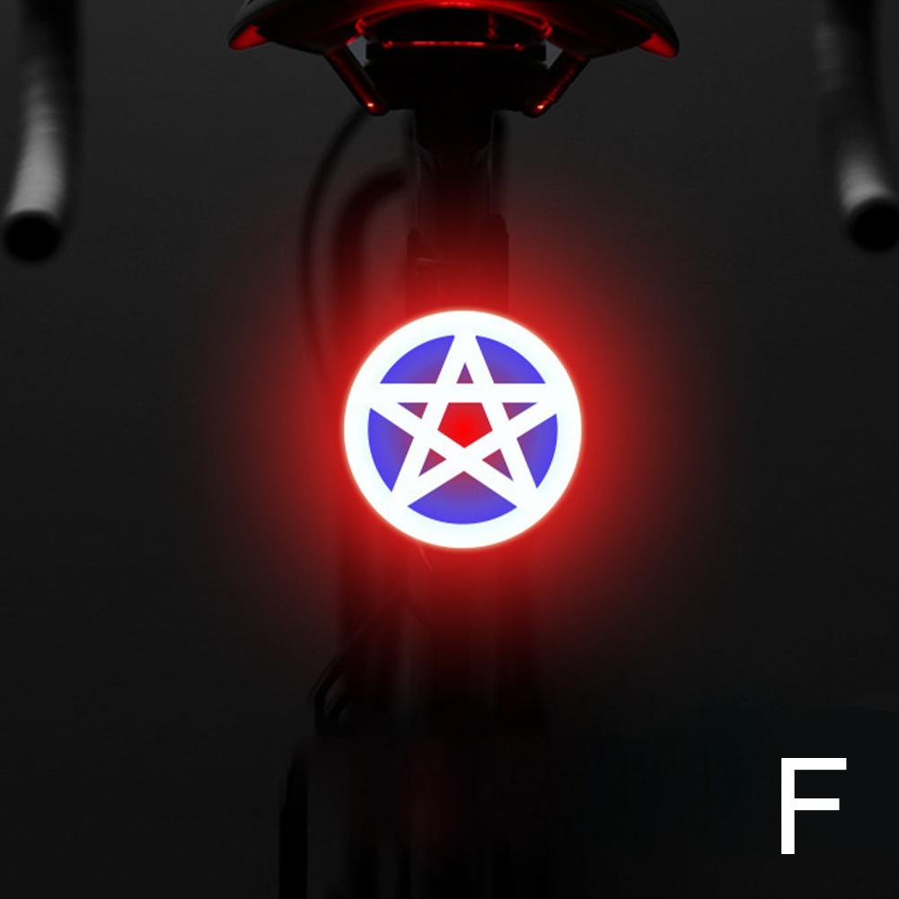 Fahrrad Rücklicht Fahrradlampe Mehrere Beleuchtungsmodi USB Wiederaufladbar LED Blinker Rücklichter MTB Sattelstütze Fahrradzubehör