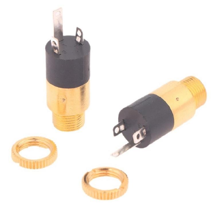Heavy Duty 3.5Mm Headphone Socket 3.5Mm Stereo Female Socket Gold Plate Contacts for Clear Signal Transmission