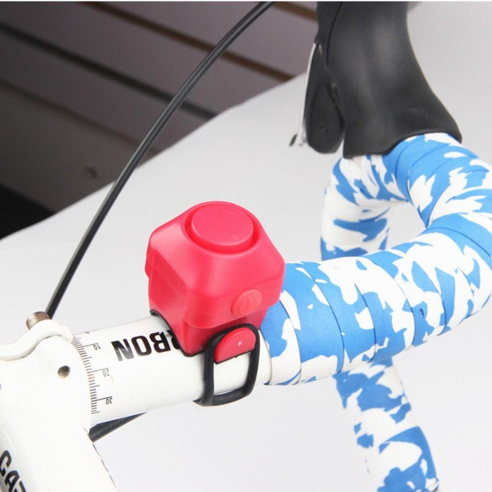 New Plastics Bicycle Electronic Horn Alarm Accessories Loud Warning Sound 130 db Bicycle Handlebar Alarm