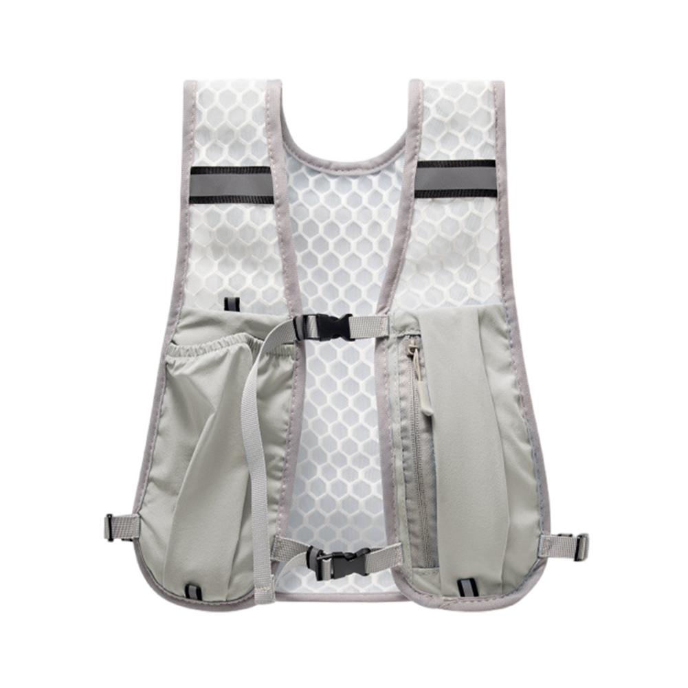 Outdoor Running Vest Bag Breathable Nylon Cycling Backpack Water Bottle Storage Backpack Marathon Cross-Country Running Backpack