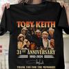 Toby Keith 1993  2024 Heavy Cotton Black Full Size Unisex Shirt KN086 Unisex T-Shirt