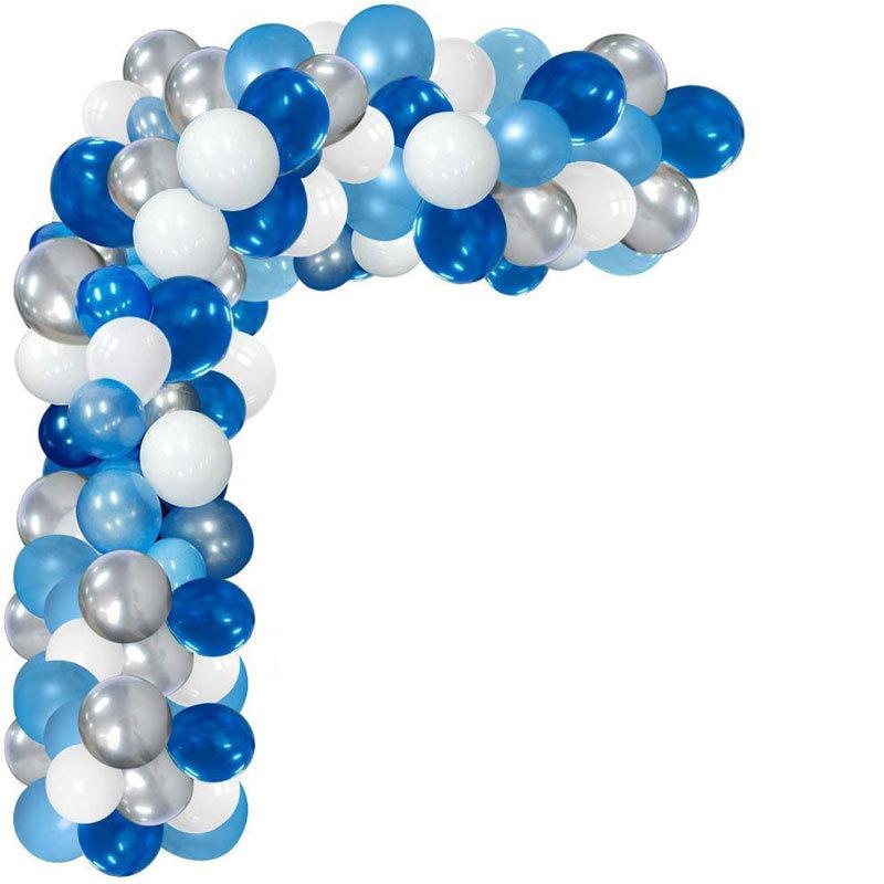 Birthday Balloon Arrangement Blue Balloon Chain Wedding Wedding Balloon Arch Balloon Set Premium