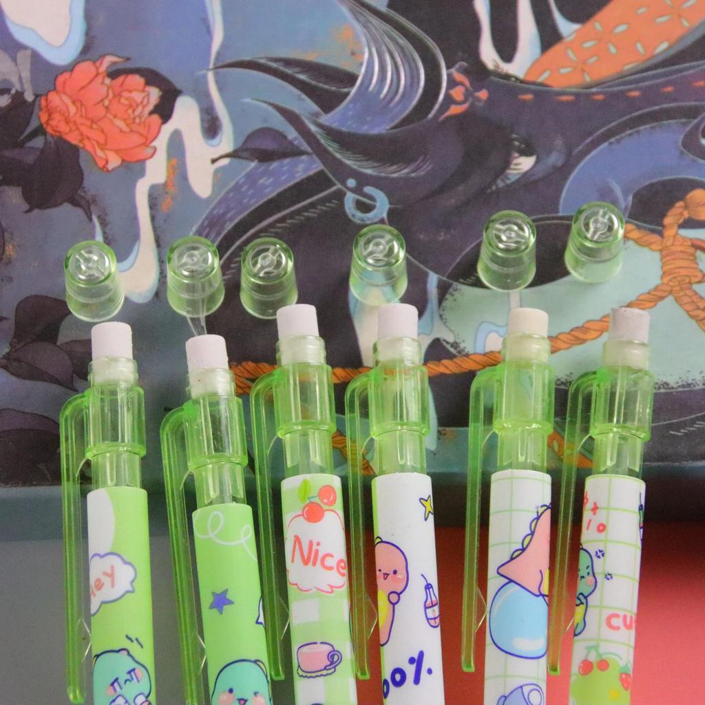 Creative Honey Peach Cute Mechanical Pencil for Students, High-Value, Sharpless, Push Design