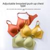 Seamless Latex Sports Bra for Women - No Steel Ring, Anti-Sagging, Small Chest, Beautiful Back, Solid Color