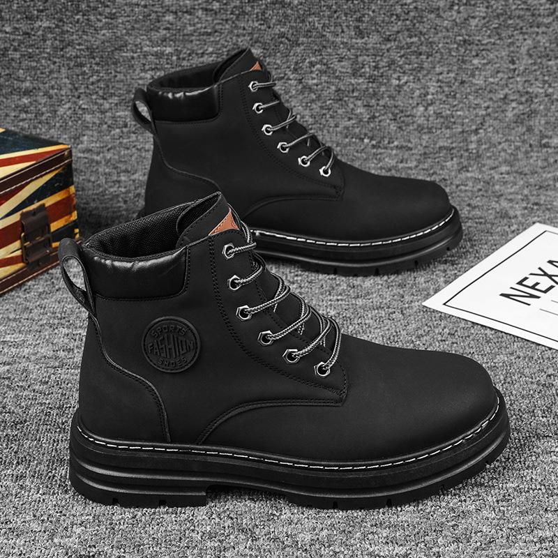 Frühling Neue High-Top Herrenschuhe Herrenmode Trendige Herrenschuhe Wüsten-Tooling Tide Stiefel