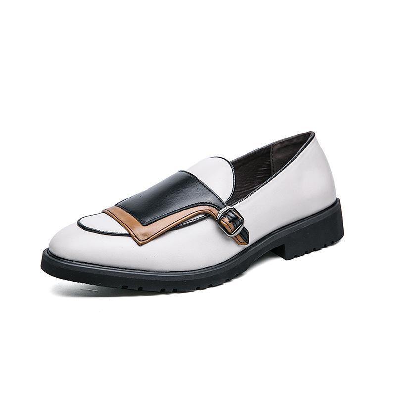 Britischer Stil Farbabstimmung Brock Herrenschuhe Friseurschuhe Herren Bohnenleder