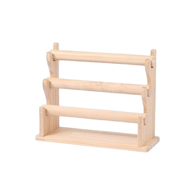 Wood Jewelry Holder for Exhibiting Accessories Bracelets and Bangle Display Rack Elegant Wrist Accessories Organizer