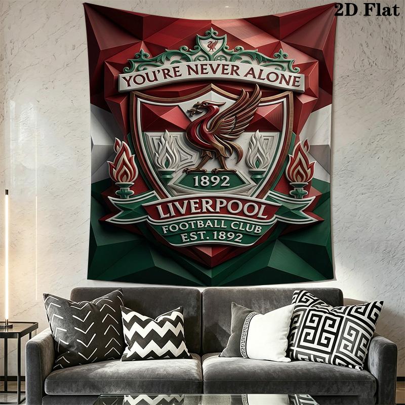 Never Alone Liverpool Fc Crest Threepiece Set 1 Duvet Cover 2 Pillowcase Without Core Christmas Birthday Gift Bedding Set