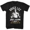 Bruce Lee Weiß Gold Schwarz Icon Kinder T-Shirt