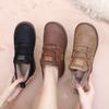 Schuhe Damen 2025 Winter neue Damen Baumwollstiefel Damenschuhe Samt Mutterschuhe lässig vielseitig warm Ein-Pedal