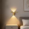 Deer Head Motion Sensor Wall Lamp USB Rechargeable Wireless LED Night Light Battery Powered Wall Light Decor For Hallway Bedroom Bathroom