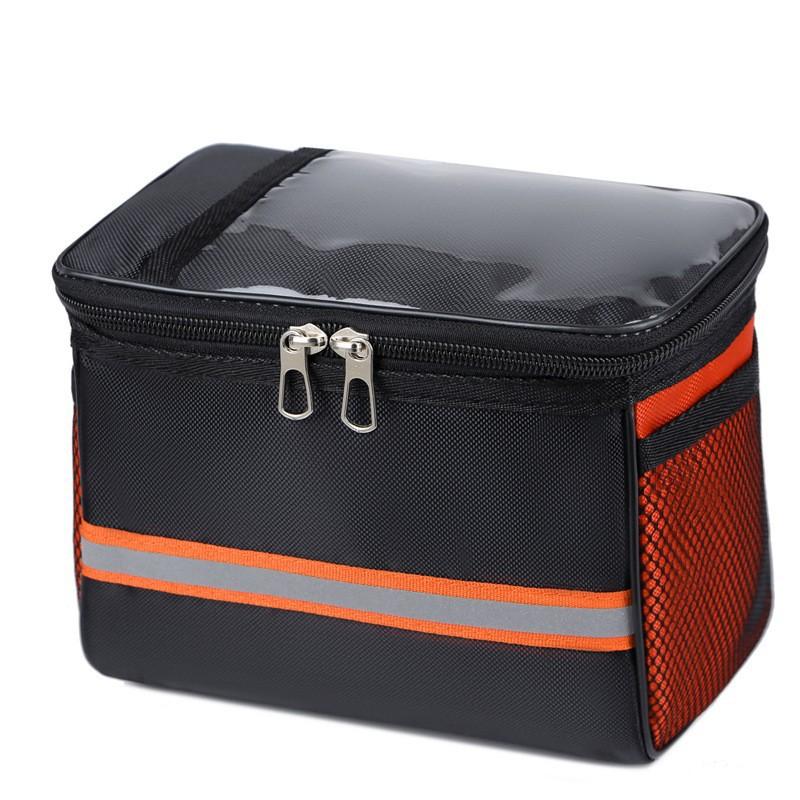 Bicycle Front Bag Mountain Bike Handlebar Bag Dragon Head Zipper Bag Folding Road Bike Bag Bike Basket Bicycle Accessories