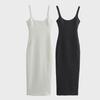 2024 Women's Spring Festival Sleeveless Fitted Mid-Length Dress - BB4-375 (White/Black)