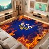 Tappeto in Velluto di Cristallo con Stampa Calcio Everton, Comodo Assorbente d'Acqua Antiscivolo Tappeto per Pavimenti Interni