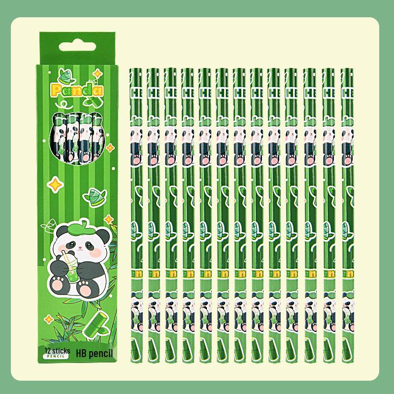 

Набор простых карандашей HB для рисования и письма для учеников начальной школы Panda HB