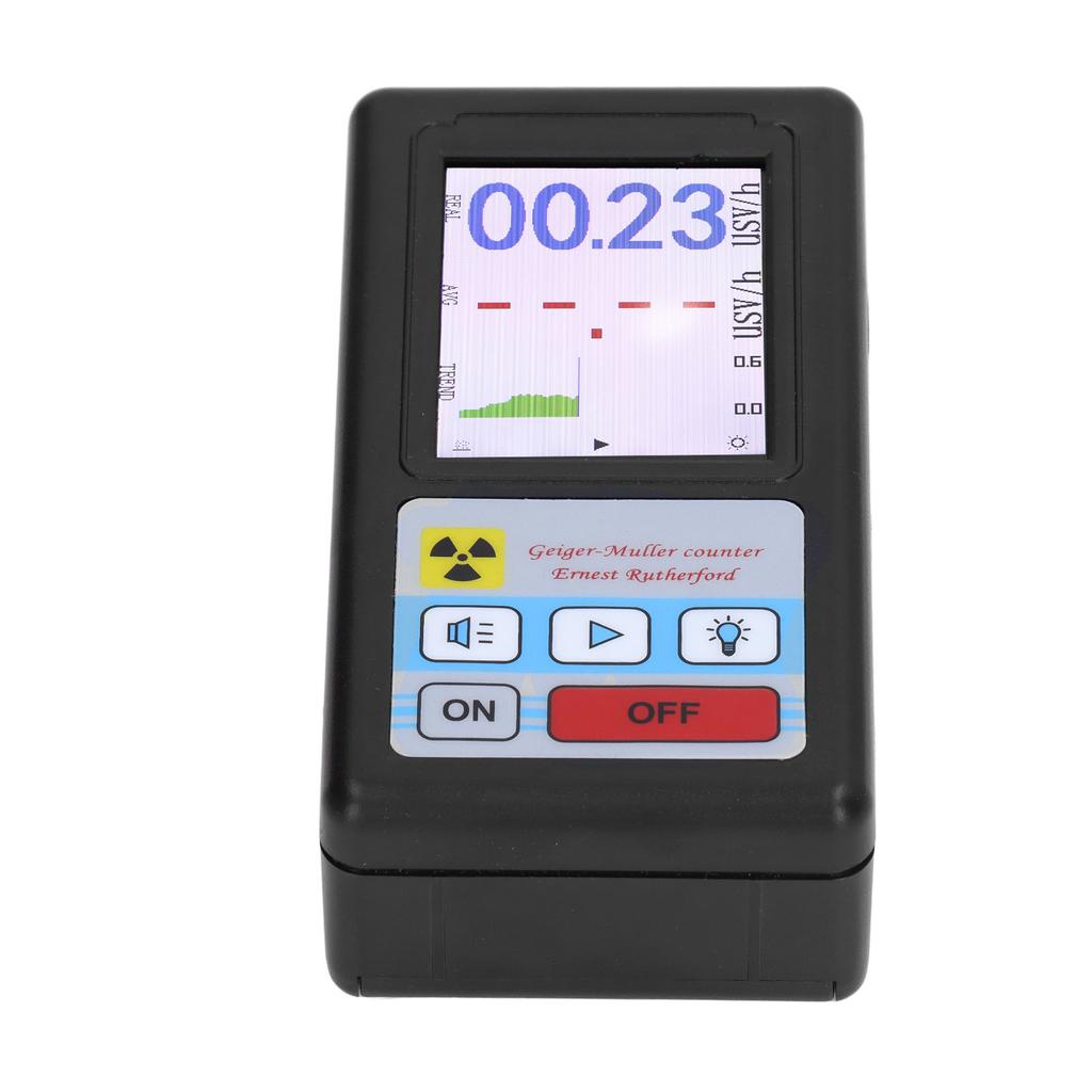 Nuclear Radiation Detector Geiger Counter Dosage Alarm Device Dosimeter Monitor Meter BR 6