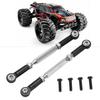 2Pcs Steering Rear Suspension Arm Tie Rod Steering Shaft Tie Rod for JLB 1Celsius10 Racing Truck